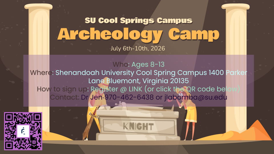 Archeology STEM Camp 7/6-10/2026