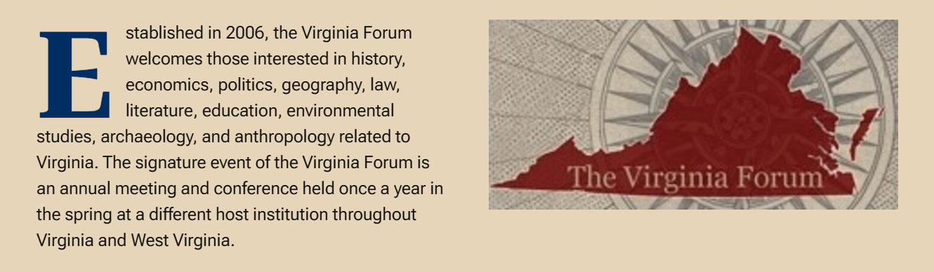 Virginia Forum Banner