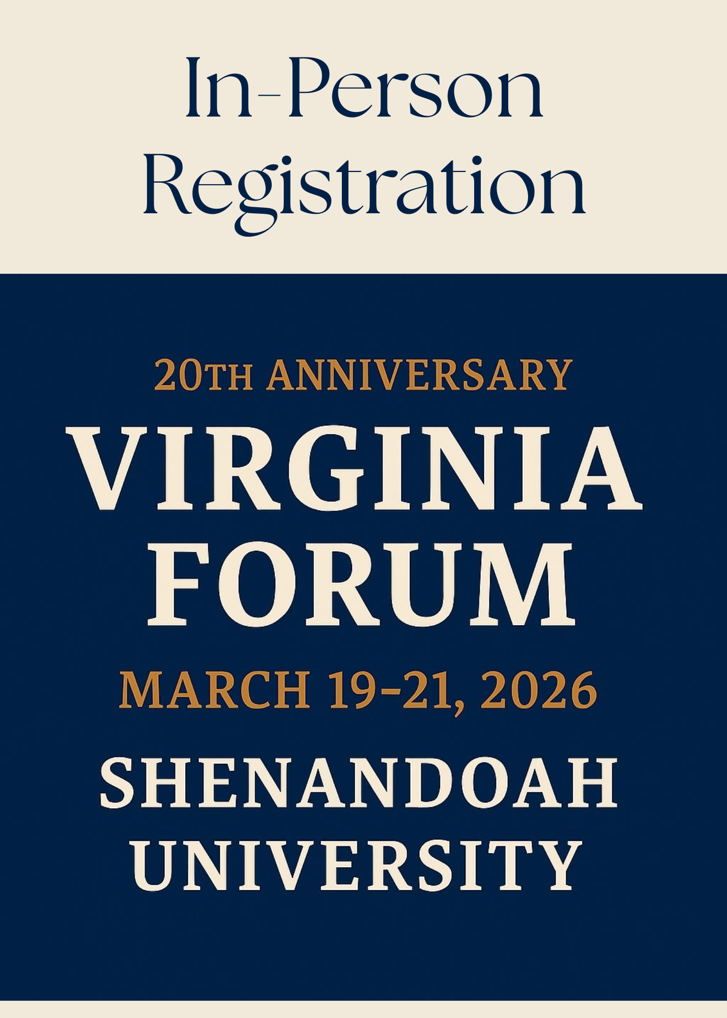 Virginia Forum In-Person Registration