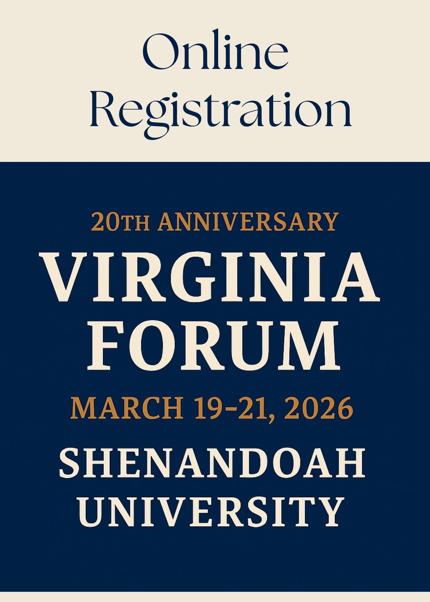 Virginia Forum Online Registration