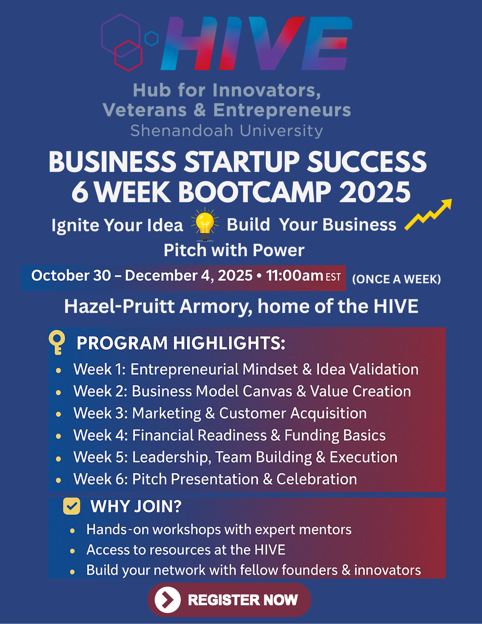 Business Startup Success 6 Week Bootcamp 2025
