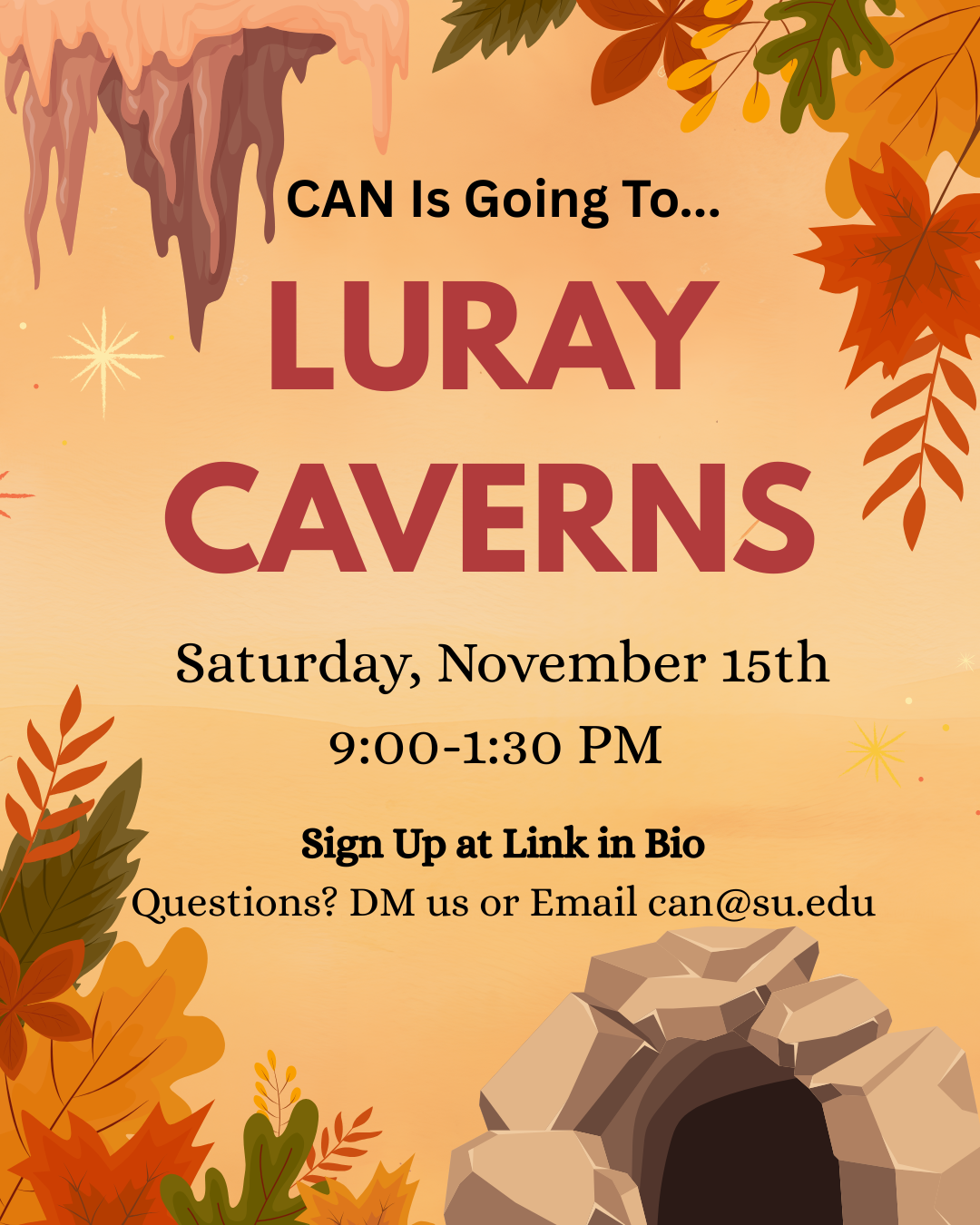 Luray Caverns Trip w/ CAN