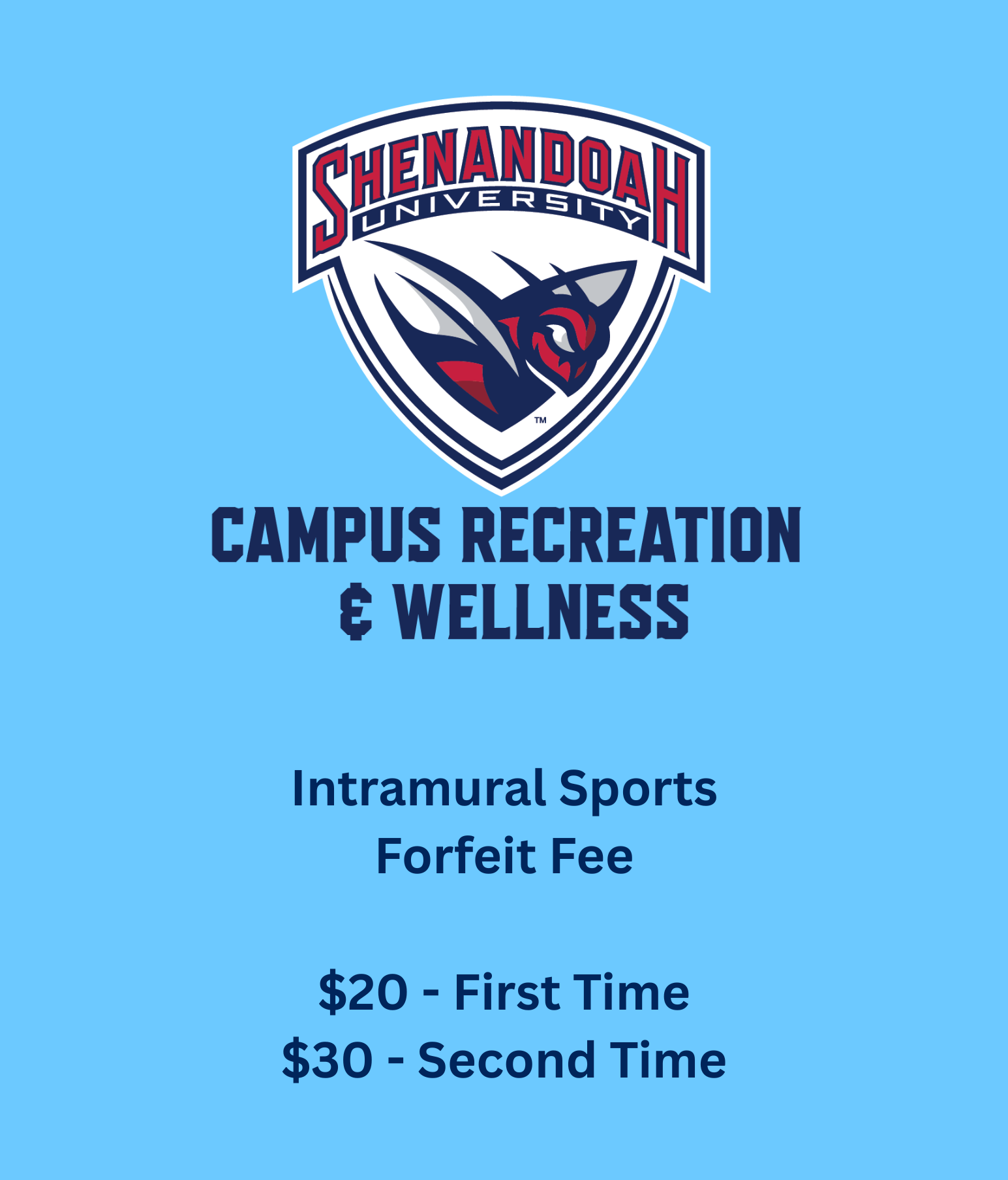 Intramural Sports Forfeit Fee