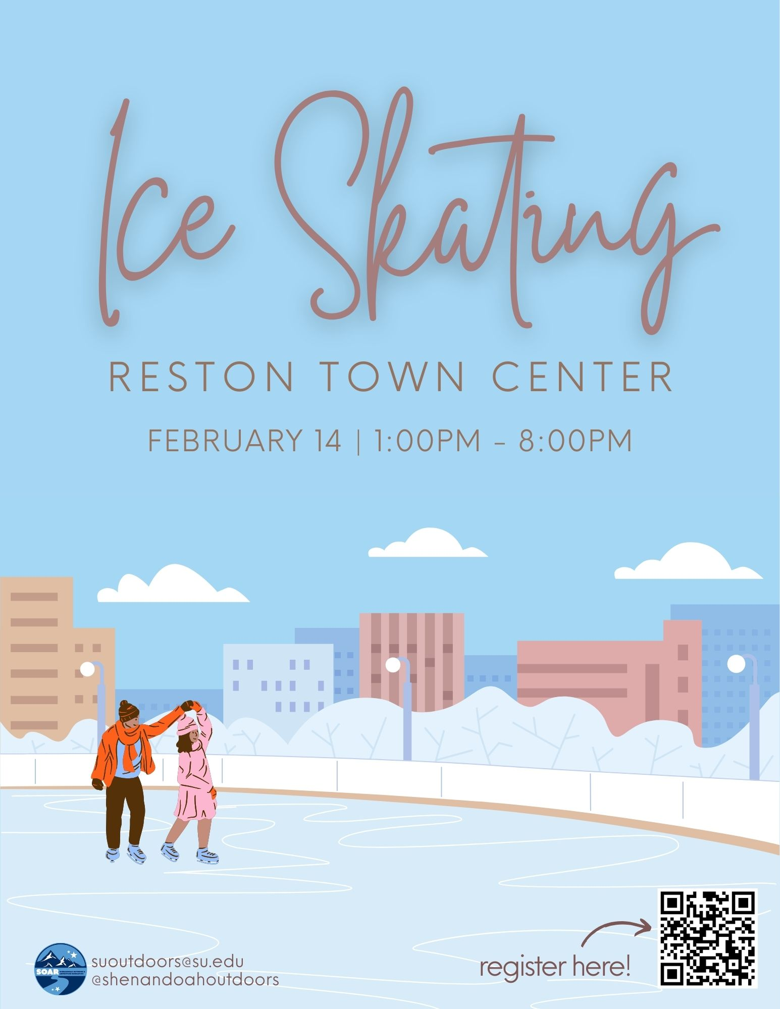 02/14/2026 Ice Skating at Reston Town Center