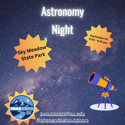 09/20/2025 Astronomy Night at Sky Meadow State Park 09/20/2025 Astronomy Night at Sky Meadow State Park