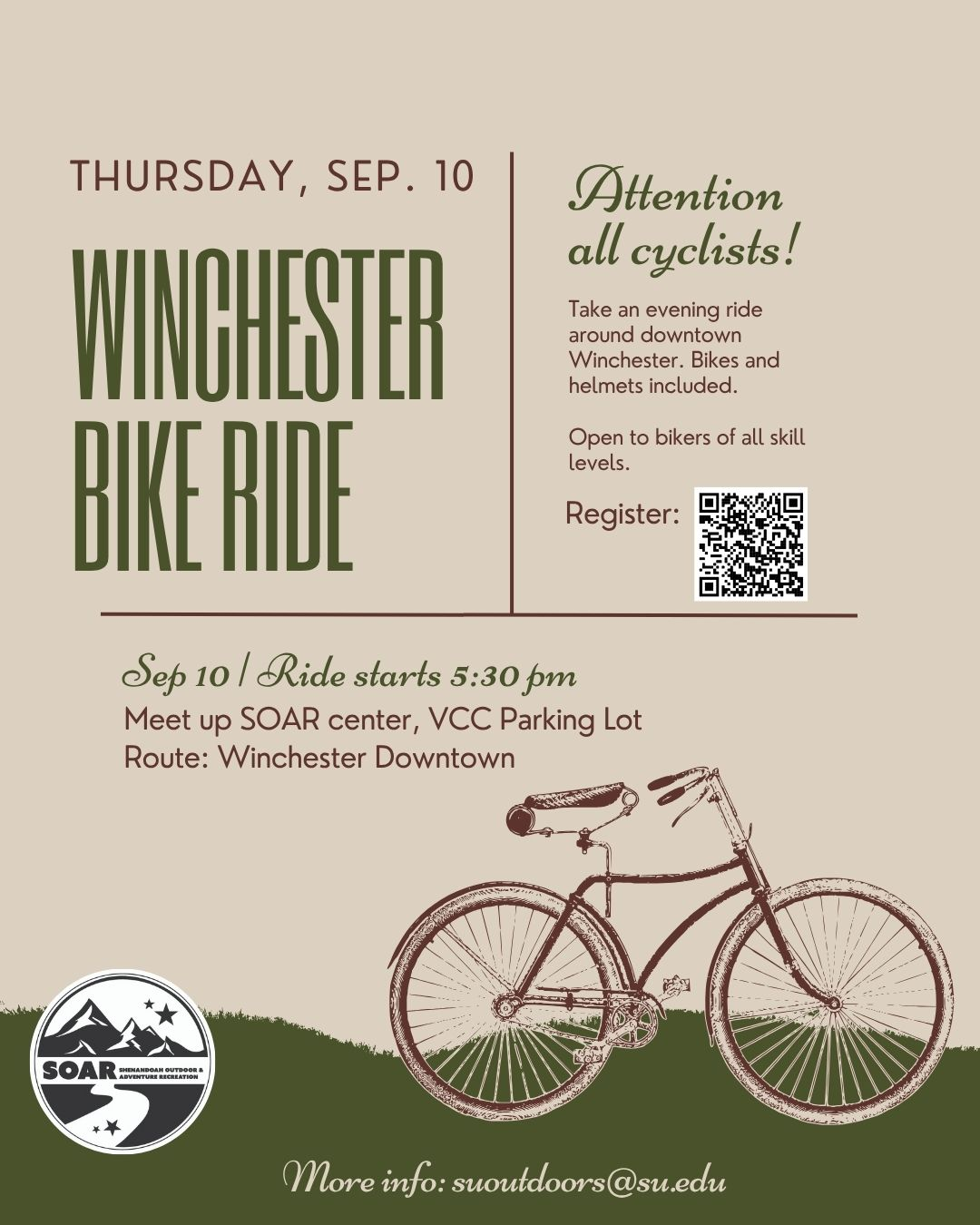 09/10/2026 Winchester Bike Ride