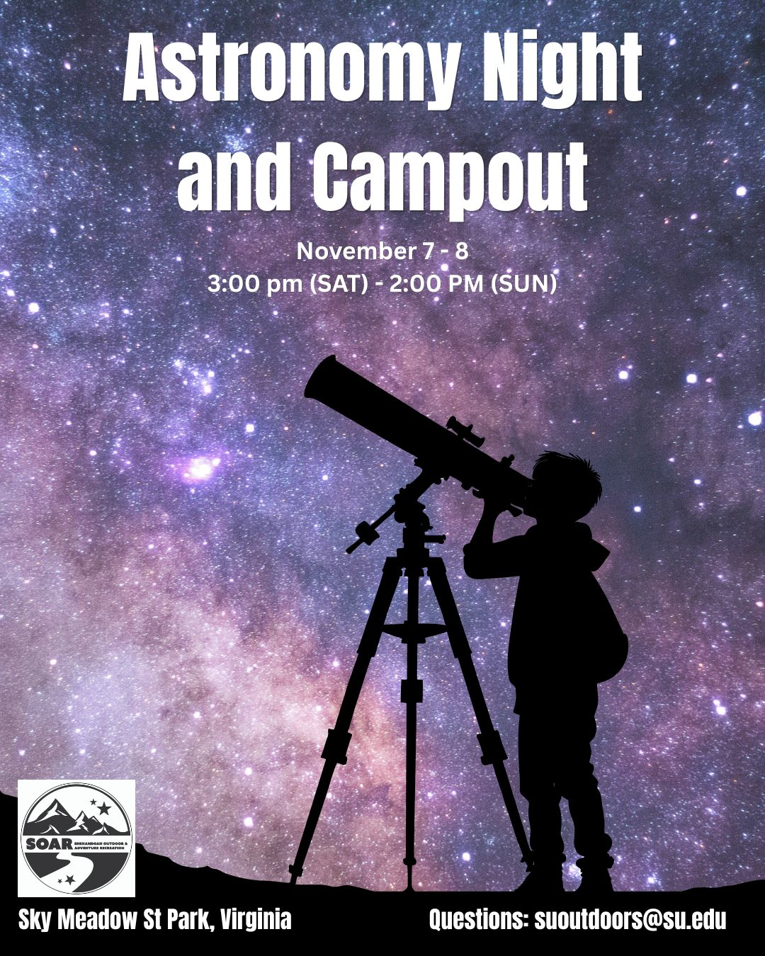 11/07-08/2026 Astronomy Campout