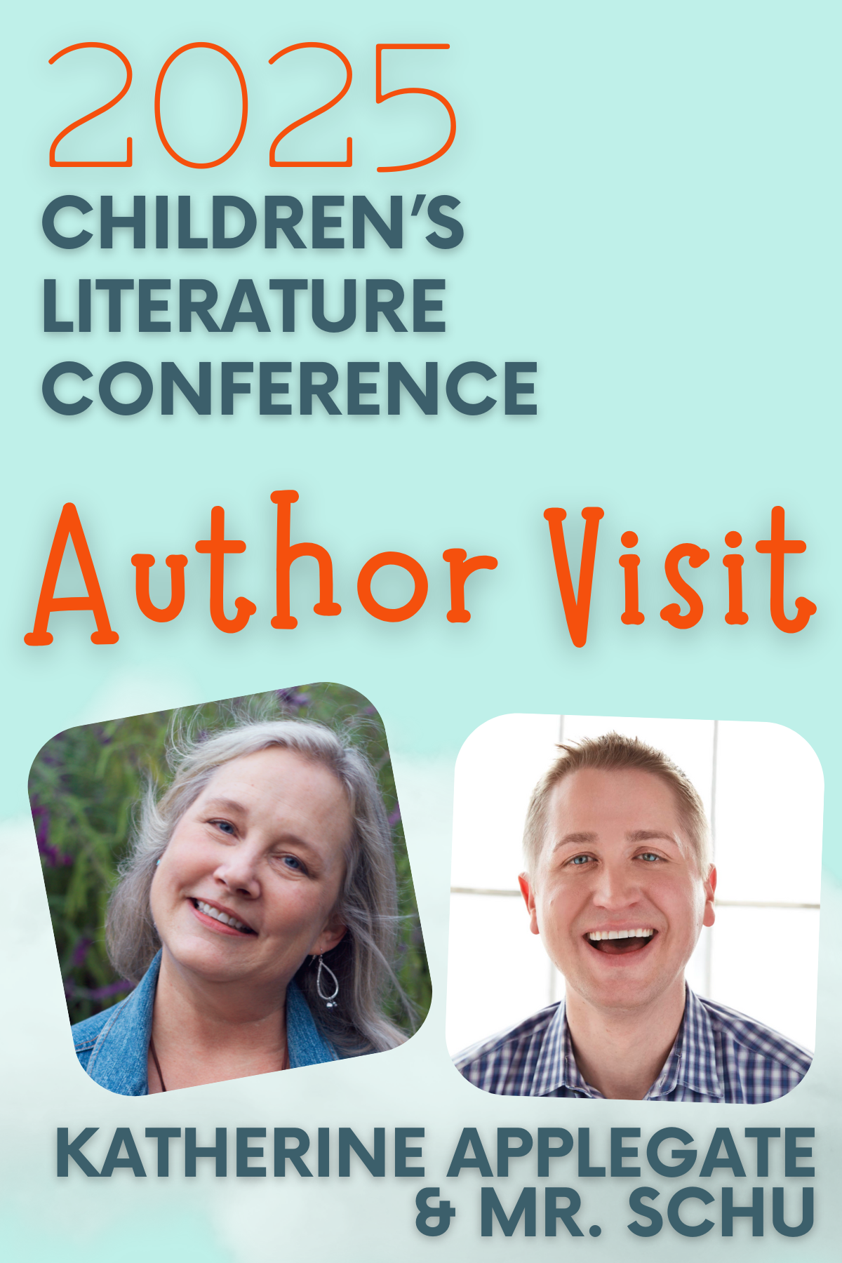 Virtual Author Visit & Corresponding Happy Hour with Katherine Applegate & John Schu