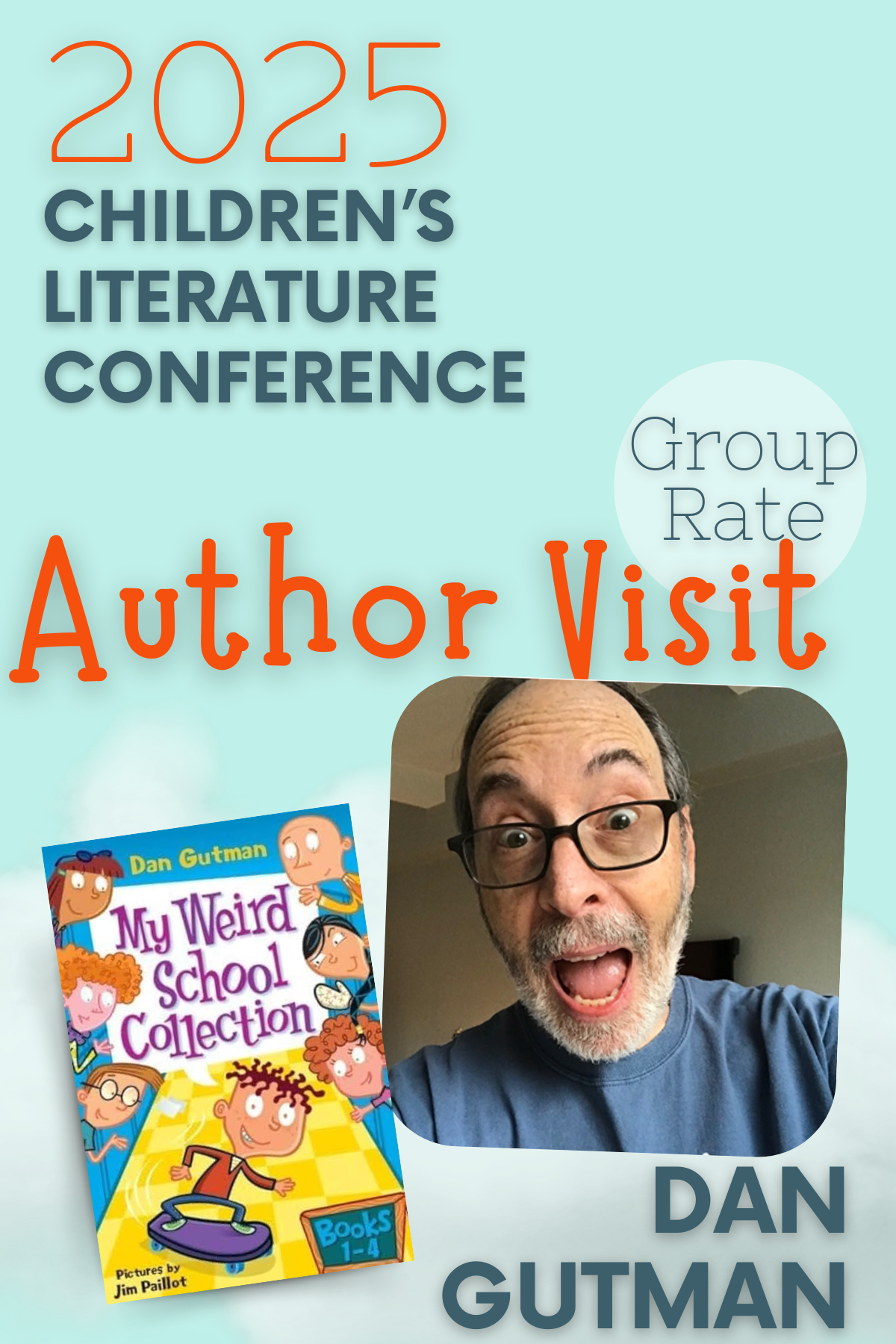 GROUP RATE: Virtual Author Visit & Corresponding Happy Hour with Dan Gutman