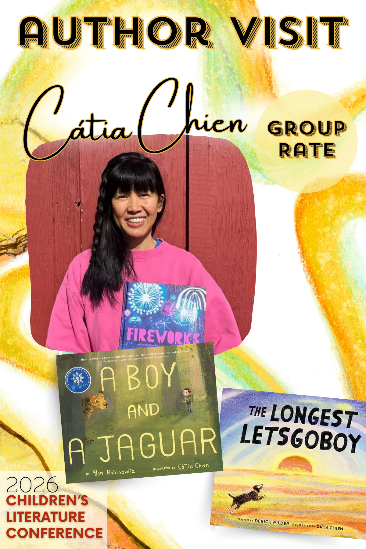 GROUP RATE: Virtual Author Visit & Corresponding Happy Hour with Cátia Chien
