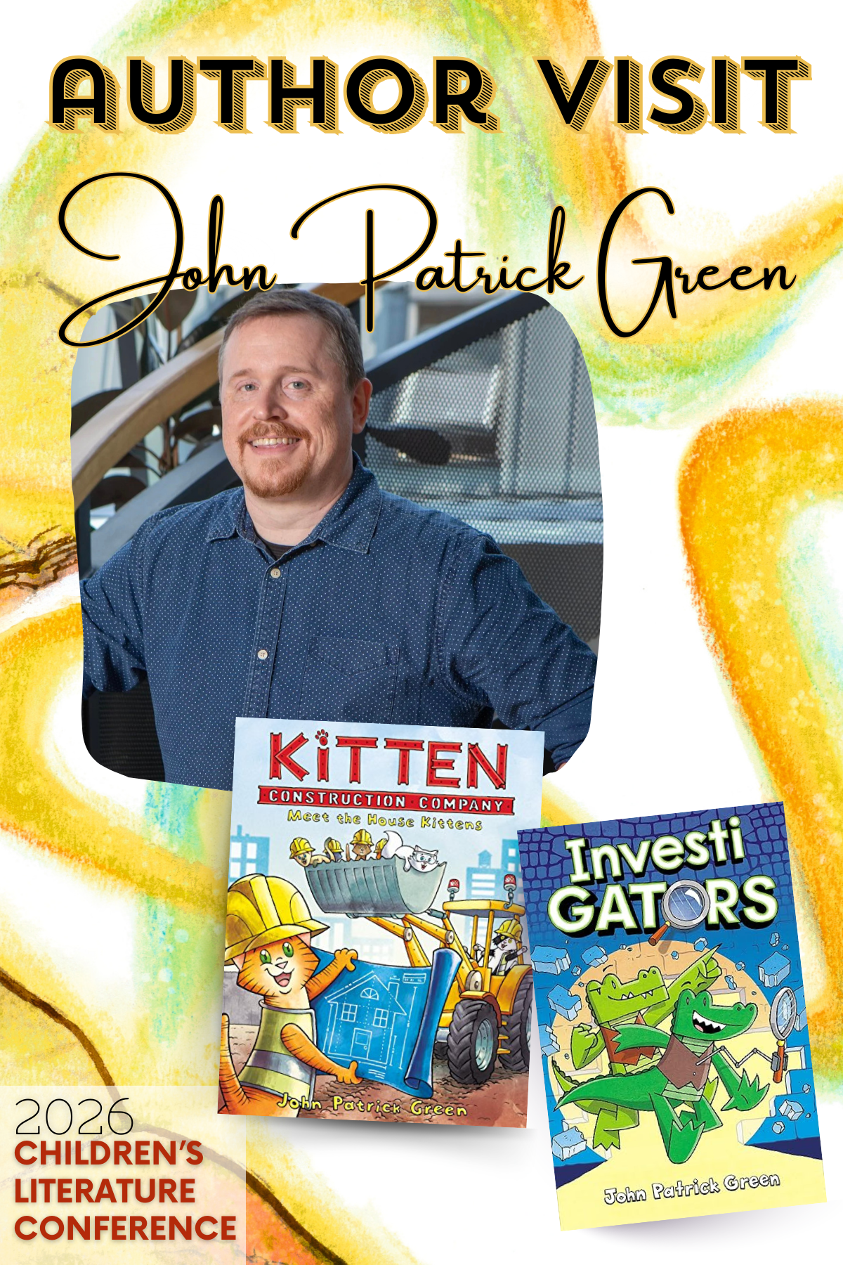 Virtual Author Visit & Corresponding Happy Hour with John Patrick Green