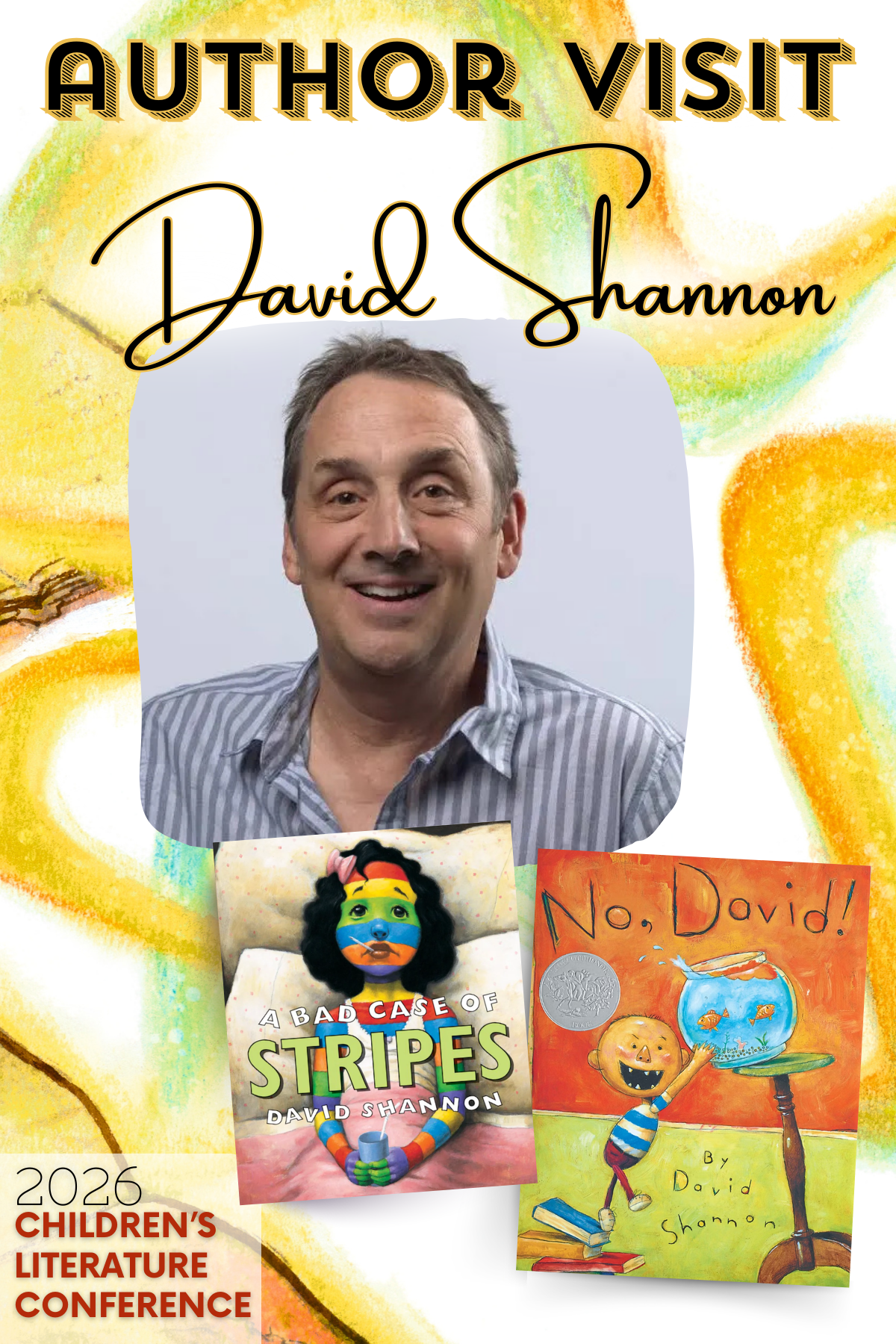 Virtual Author Visit & Corresponding Happy Hour with David Shannon