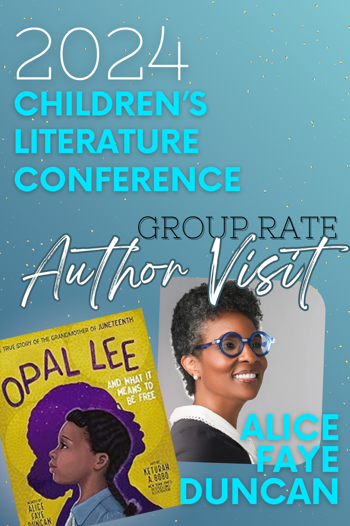 GROUP RATE: Virtual Author Visit & Corresponding Happy Hour with Alice Faye Duncan