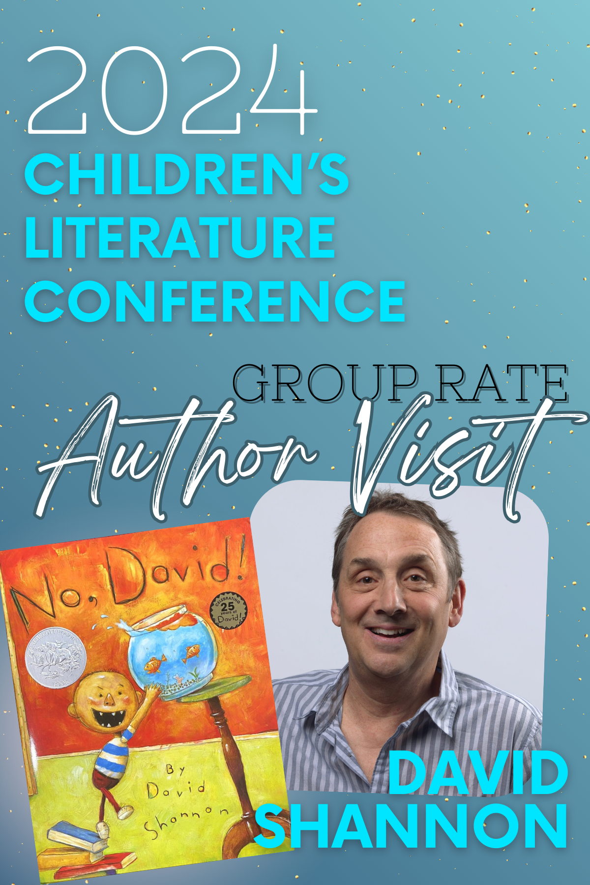 GROUP RATE: Virtual Author Visit & Corresponding Happy Hour with David Shannon