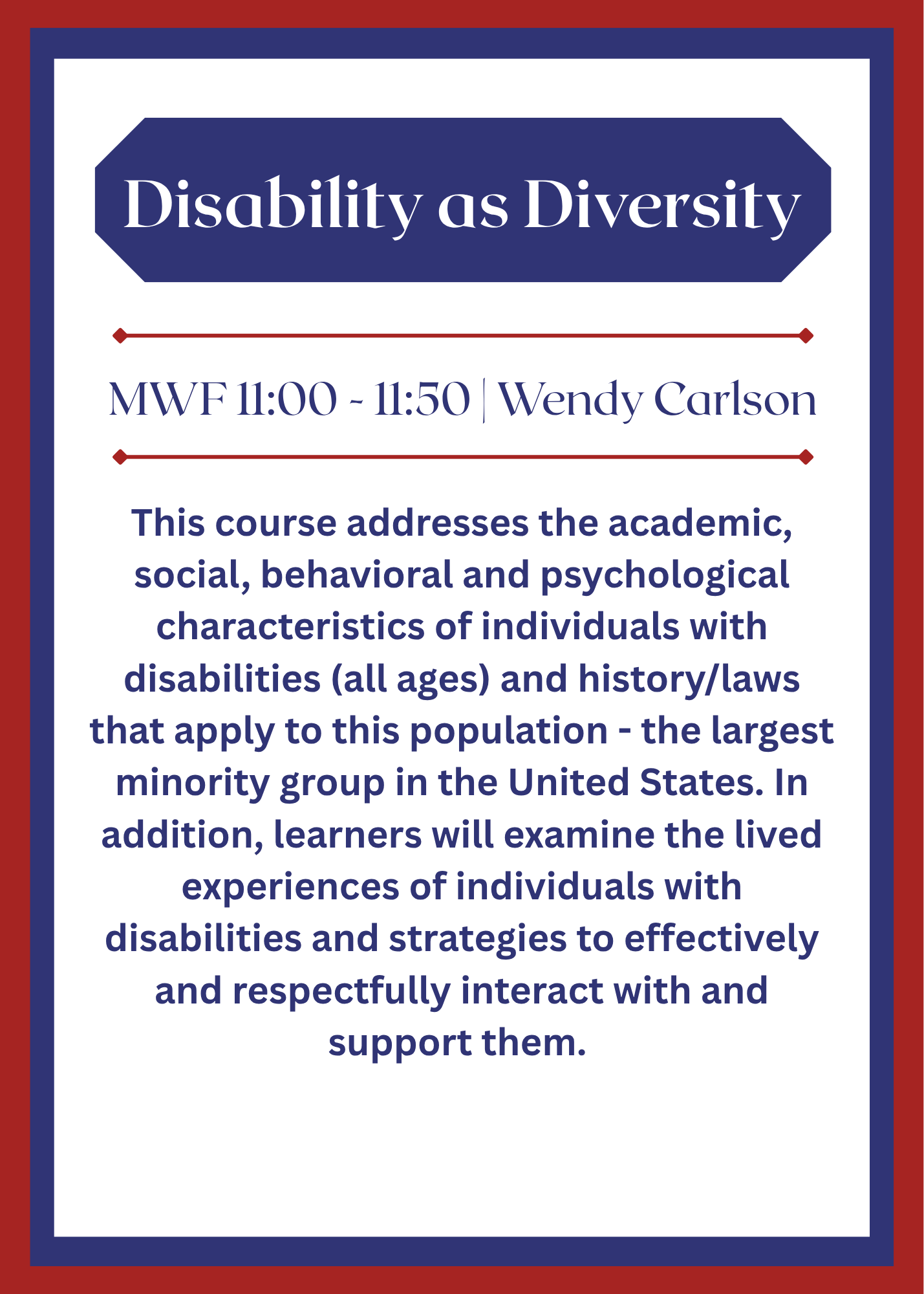 Disability as Diversity Disability as Diversity
