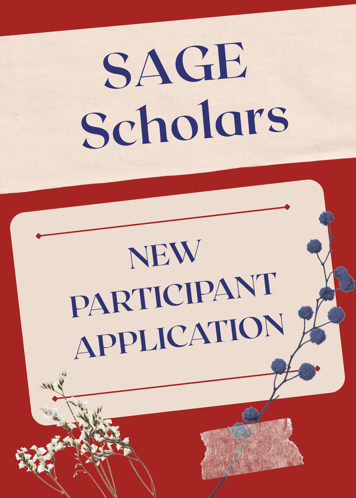 New Participant Application New Participant Application